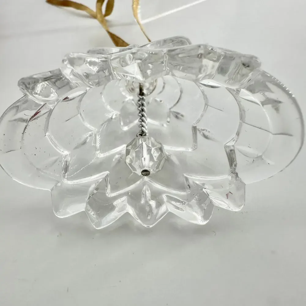 Mikasa Heavenly Music Crystal Christmas Tree Bell Ornament SN 090/535 Boxed